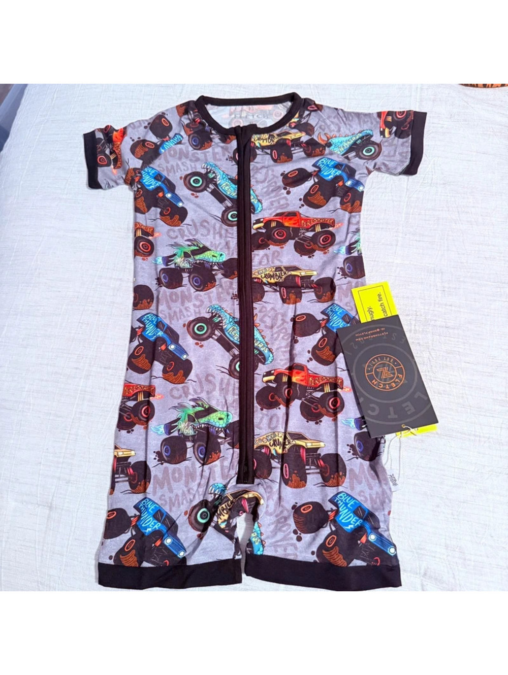 Fletch monster jam Jammies shortie
